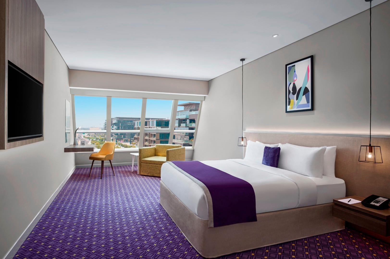 Leva Hotel Mazaya Centre Дубай Экстерьер фото