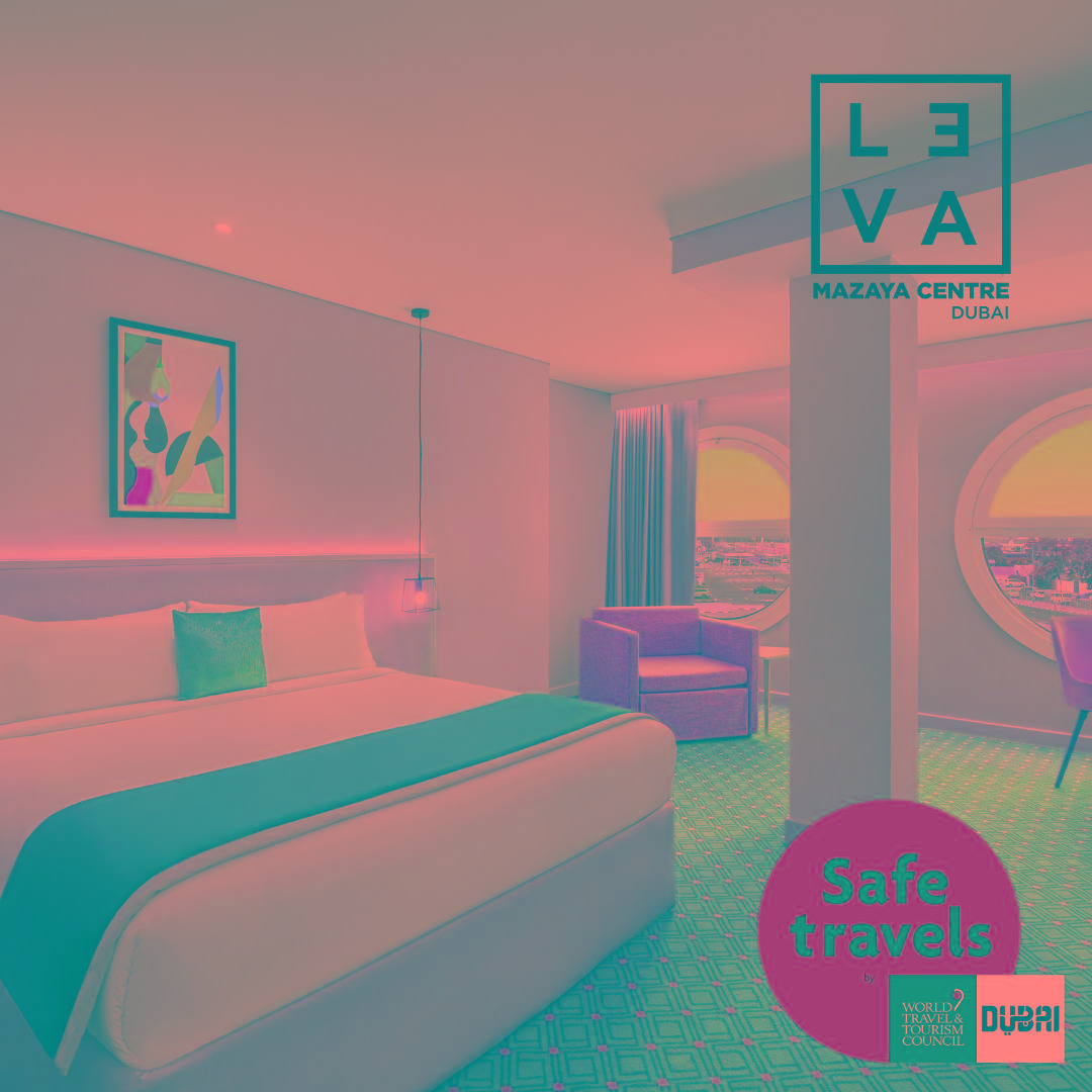 Leva Hotel Mazaya Centre Дубай Экстерьер фото