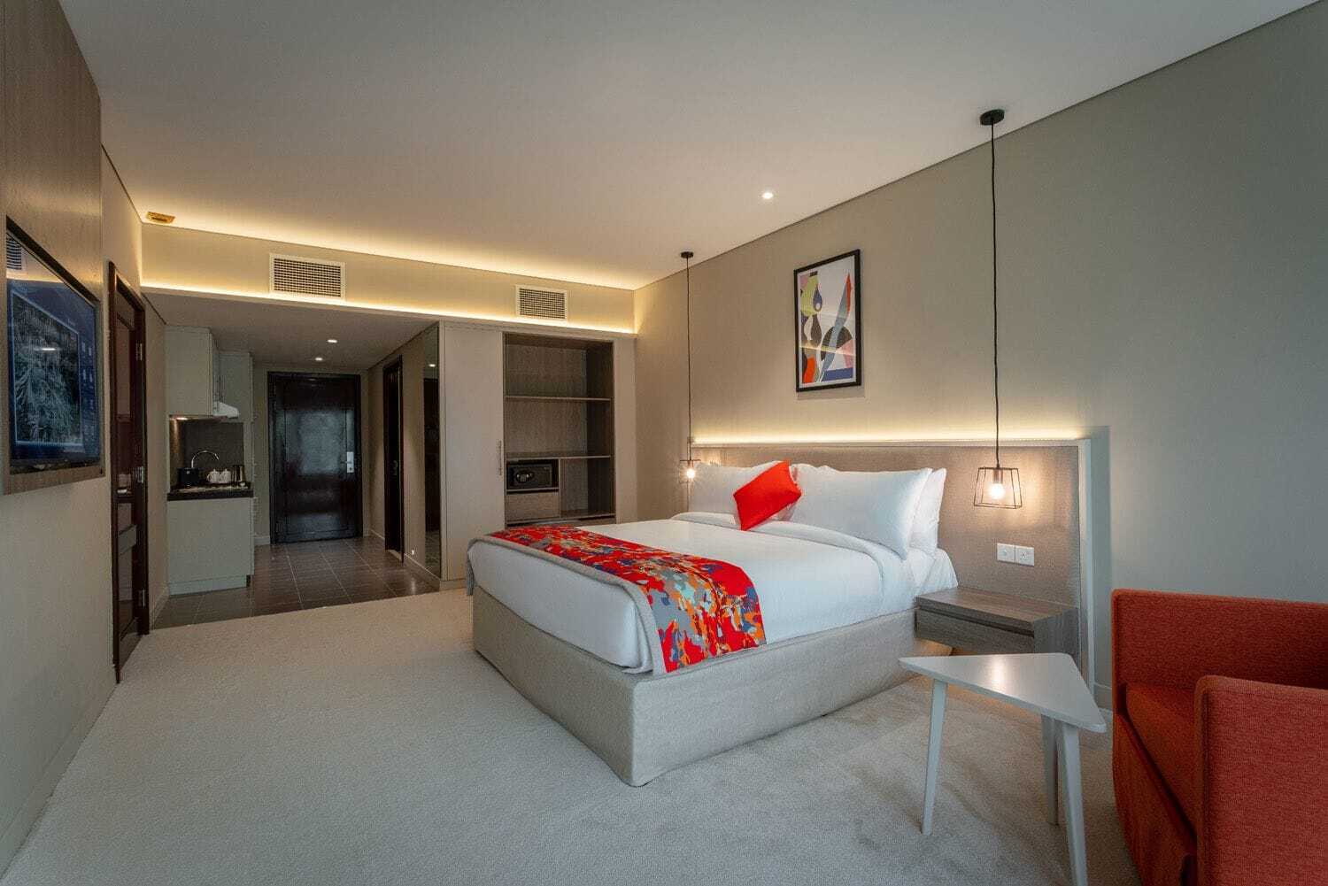 Leva Hotel Mazaya Centre Дубай Экстерьер фото